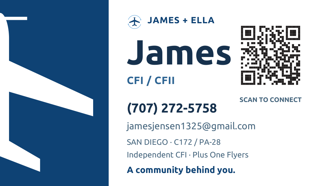 James Jensen business card: (707) 272-5758, jamesjensen1325@gmail.com.